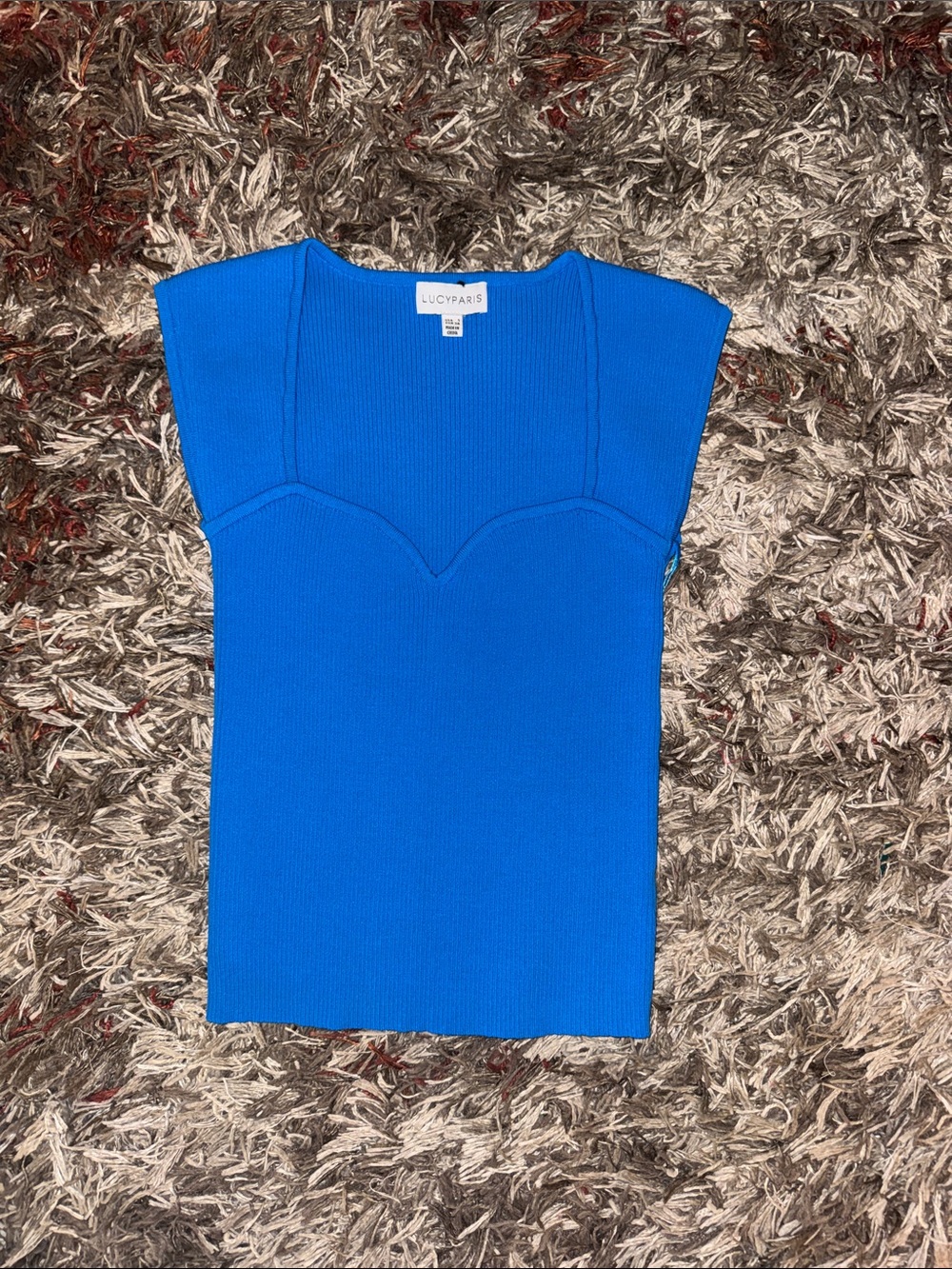 Lucy Paris Ribbed Blouse